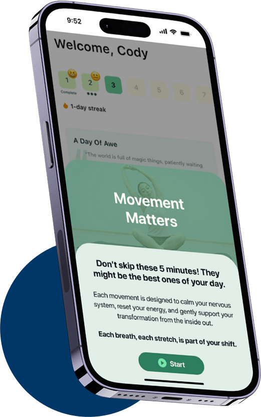 An image of a smartphone with the UM App running