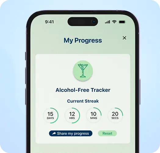 Unconscious Moderation sobriety app interface