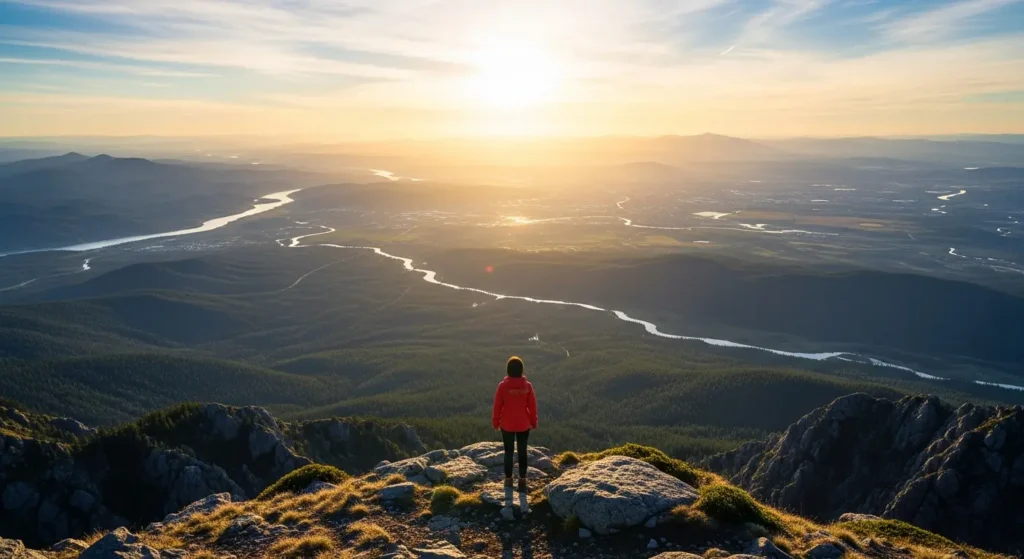 person gaining perspective on life without alcohol